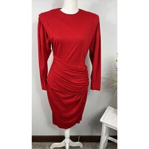 Beautiful Vintage 80's Moonglow Knits Orlon & Wool Knit Dress Made in USA Size S